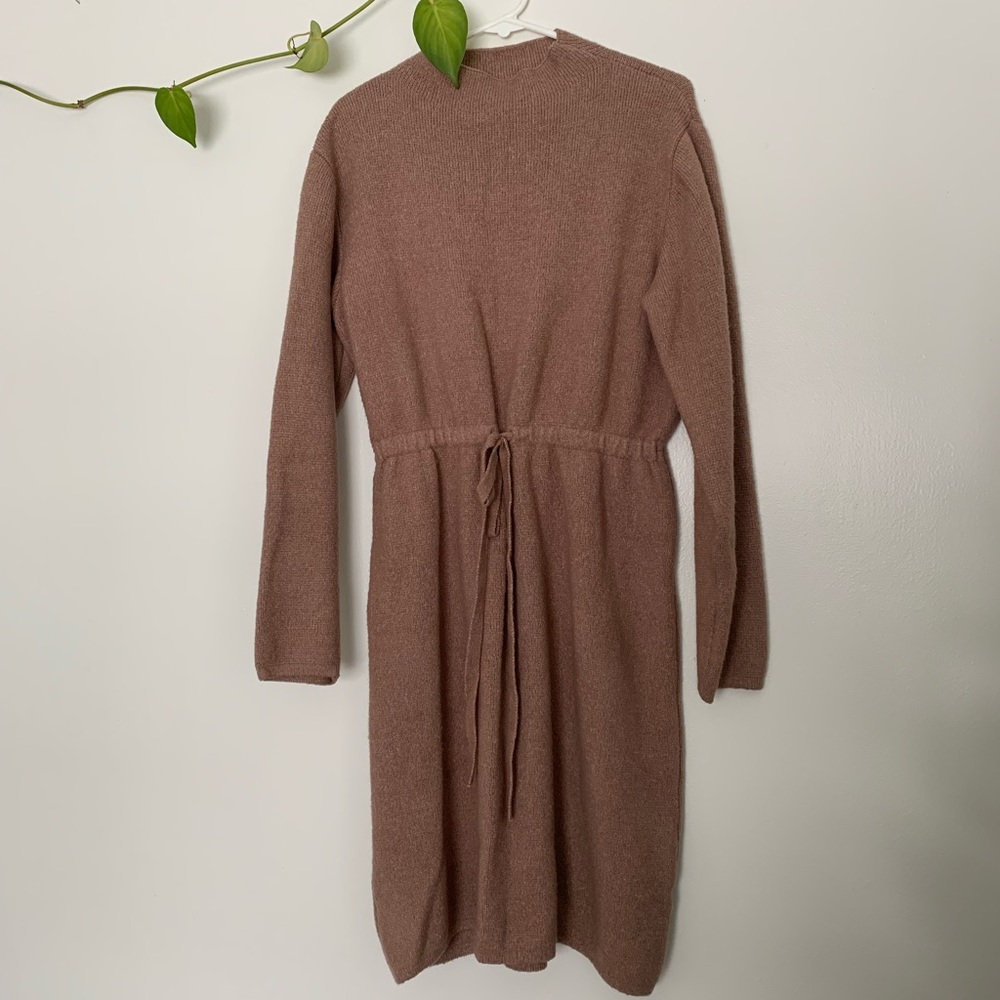 Mockneck Knit Dress